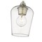 Z-Lite Joliet 1 Light Mini Pendant, Brushed Nickel & Clear 473MP-BN - alternate 5